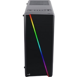 Aerocool Cylon Black Gaming Midi Tower Κουτί Υπολογιστή RGB με Πλαϊνό Παράθυρο