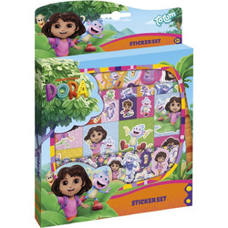Totum: Dora - Sticker Set, 3 Sheets With Playing Board (TT400214)