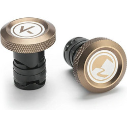 Rockbros Road To Sky Aluminum Handlebar Plugs - Brown - (VK-KB10)