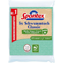 Spontex Σπογγοπετσέτες Γενικής Χρήσης 5τμχ 19200216