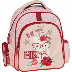 Graffiti Hello Kitty Σχολική Τσάντα Πλάτης Νηπιαγωγείου Ροζ 198291
