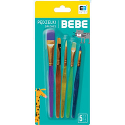 interDRUK Kids Colors Σετ Πινέλα Ζωγραφικής 5τμχ 260123