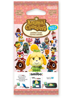 Nintendo Amiibo Animal Crossing Cards Series 4