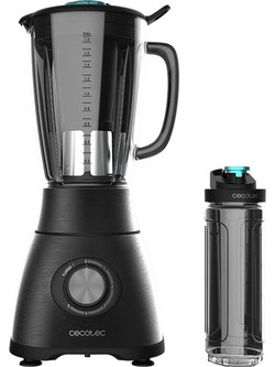 Cecotec Power Black Titanium 1800 Go CEC-04310 Μπλέντερ με Γυάλινη Κανάτα 1.8lt 1800W