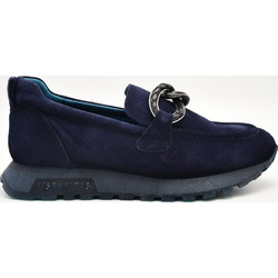 Loafers Γυναικεία Hispanitas Oregon σε μπλε σουέτ δέρμα HI265183-C017