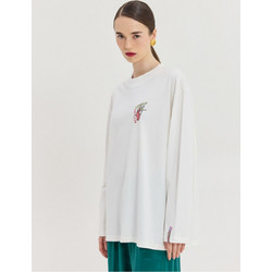 Hemithea Hermes Oversized T-Shirt Off White