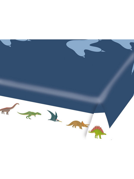 Amscan Τραπεζομάντηλο Party Χάρτινο Happy Dinosaur Μπλε 180x120cm 9903975