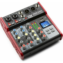 Power Dynamics PDM-X401 Αναλογική Κονσόλα 4 Καναλιών με Phantom Power & 2 Εισόδους XLR & Bluetooth