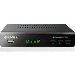 Anga HD5000T2 Ψηφιακός Δέκτης Mpeg-4 Full HD με PVR