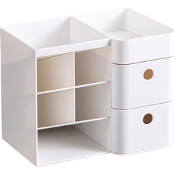 Organizer ή μολυβοθήκη λευκό Y17,5x20,5x15εκ