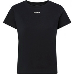 PINKO T-SHIRT BASICO ΜΑΥΡΟ