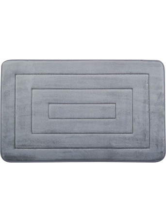 ΠΑΤΑΚΙ ΜΠΑΝΙΟΥ MEMORY FOAM ΓΚΡΙ ΜΕ SBR 50x80εκ. 827404