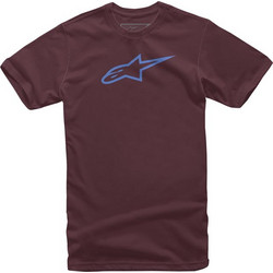Μπλούζα Alpinestars Tee Ageless Μπορντό/Μπλε