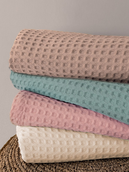 Palamaiki Κουβέρτα Πικέ 170x240 MARCIE PINK Ροζ