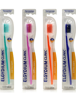 Elgydium Clinic 15/100 Extra Soft Οδοντόβουρτσα Πράσινη