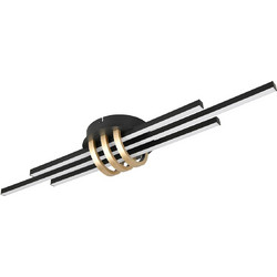 Φωτιστικό Πλαφονιέρα LED Dimmable RL Cinto Black R67873180