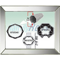 Σετ Αντάπτορες Somfy Φ60 σε Φ 70 mm Οκτάγωνο Αξονα
