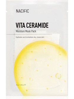 Nacific Vita Ceramide Moisture Sheet Μάσκα Προσώπου για Ενυδάτωση & Λάμψη με Ceramides 1τμχ
