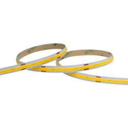 Ταινία led cob επέκταση έως 20m 8mm 7W 24V σε θερμό φως 2700Κ 600l/m IP20 PRO Υ:3mm - 145-72018