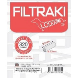 ΦΙΛΤΡΑΚΙΑ FILTRAKI 320 LONG SUPER SLIM 5.7mm ΜΑΚΡΥ φίλτρο σε μπάρες