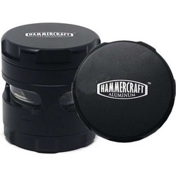 Τρίφτης καπνού GRINDER HAMMERCRAFT EYE BLACK 4 PARTS ALUMINUM 61mm 13702