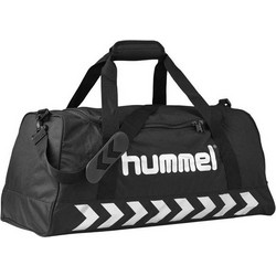 Hummel Small Authentic Sports Τσάντα Χειρός Γυμναστηρίου Μαύρη 40957-2250