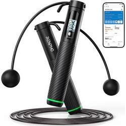 Renpho Smart Jump Rope 2in1 Black R-Q008 RQ008 (R-Q008)