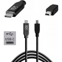 Tether Tools USB-C σε USB 2.0 Mini-B 5-πιν 4.60 m μαύρο