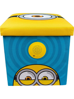 Fizz κουτί αποθήκευσης Minions με ενσωματωμένο ηχείο μπλε