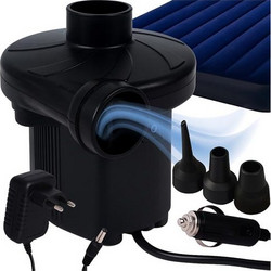 Ηλεκτρική Τρόμπα 12V/230V για Φουσκωτά με 3 Ακροφύσια 50W - Aria Trade