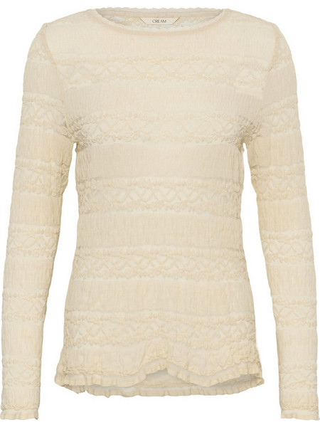 CRRosel Delicate lace pattern Top cream 10615130