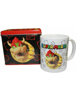 Nintendo Super Mario Bros Bowser Κούπα Κεραμική Πολύχρωμη 2τμχ
