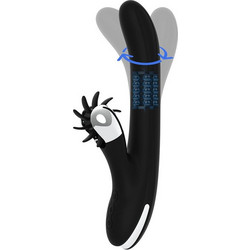 Black & Silver Bunny Storm Rotation Δονητής Rabbit Μαύρος