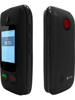 Κινητό Τηλέφωνο eSTAR Digni Flip 6.1cm (2.4") 102 g Black, Red Senior phone