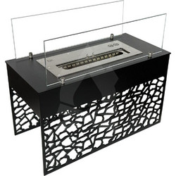 Τζάκι Βιοαιθανόλης Bio Luna CBIO 70 Rock black inox