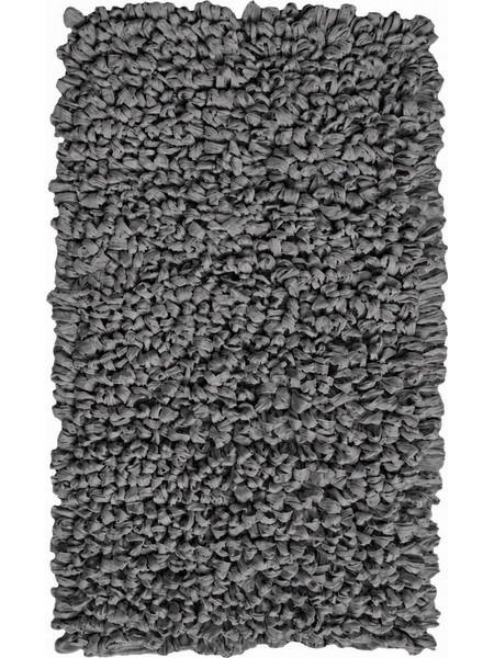 EVORA Χειροποίητο Πατάκι 50x70cm Γκρι Σκούρο C15 Mrshome