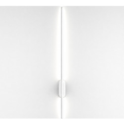 VenCore Lineon White 6093-20115 - Μοντέρνο Επιτοίχιο Φωτιστικό Απλίκα LED 60CM 12W Λευκό Αλουμίνιο με Ρυθμιζόμενο CCT Λευκό - Ημέρας - Θερμό - Χειρισμός CCT μέσω Διακόπτη On-Off