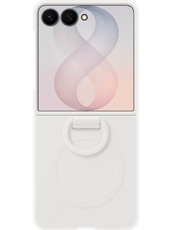 Samsung Silicone Magnetic Ring Cover White (Samsung Galaxy Z Flip 8)