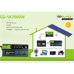 ΜΕΤΑΤΡΟΠΕΑΣ ΡΕΥΜΑΤΟΣ 2000W PLUG-IN GD-SK2000W