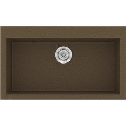 Sanitec Classic 333 Υποκαθήμενος Νεροχύτης Γρανίτη Ματ Granite Rust 79x50cm