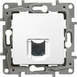 RJ 11 telephone socket Niloe - white