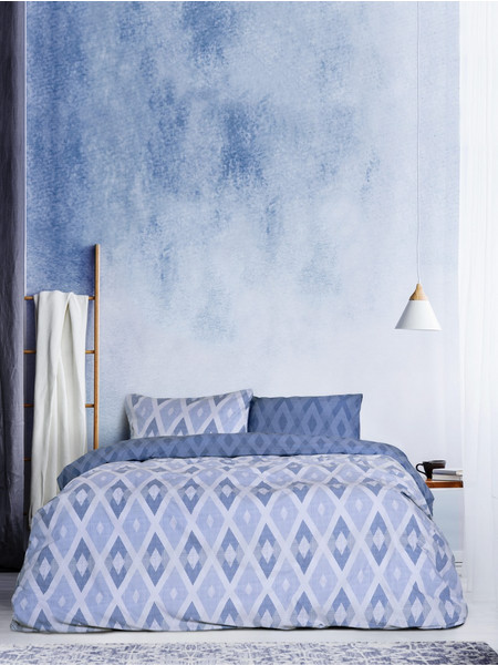 Κουβερλί Υπέρδιπλο - Rombus Blue Υπέρδιπλο 220x245 Nima