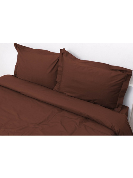 Σετ Πάπλωμα Υπέρδιπλο 220x240 Superb Percale Σοκολά