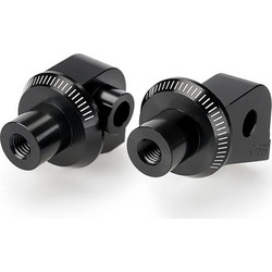 ΑΝΤΑΠΤΟΡΕΣ ΜΑΡΣΠΙΕ ADAPTOR RIDER FOOTPEG BLACK ΓΙΑ YAMAHA XT1200Z SUPER TENERE '10-'20/ XT1200ZE SUPER TENERE '19-'20 3661N | PUIG