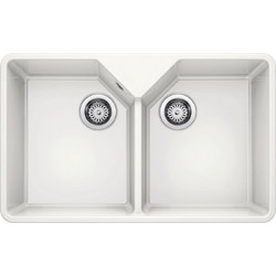 Blanco Villae Farmhouse 2B Νεροχύτης Inox Σατινέ Λευκός 79.5x49cm