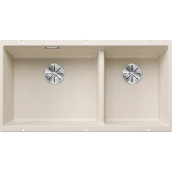 Blanco Subline 480/320-U Υποκαθήμενος Νεροχύτης Γρανίτη Soft White 527168 85.5x46cm