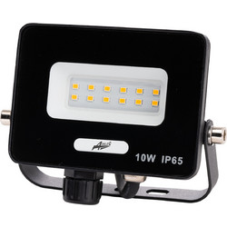 ΠΡΟΒΟΛΕΑΣ LED 10W 230V 3000K ΚΑΙ ΓΙΑ ΑΝΙΧΝΕΥΤΗ ΚΙΝΗΣ.IP65 ΜΑΥΡΟΣ