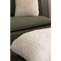 1060005 Μαξιλαροθήκη Relief Faux Fur (80x80) 430gsm διπλής όψεως Royal Carpet - 80 x 80 cm