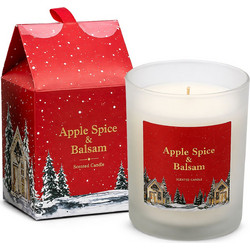 Κερί Αρωματικό σε Γυάλινο Βάζο Xmas 8x7cm Xmasfest 1134275 - 6 ΤΕΜ 93-4255
