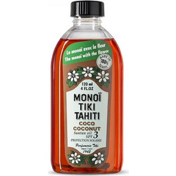 Monoi Tiki Tahiti Coco Coconut Λάδι Μαυρίσματος Προσώπου & Σώματος SPF3 120ml